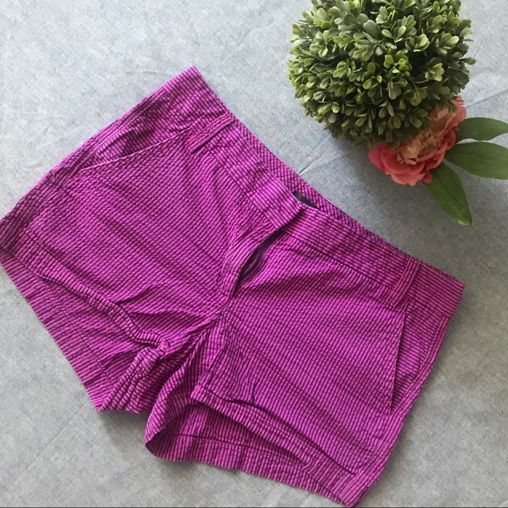 JCrew Seersucker Shorts, Size 6